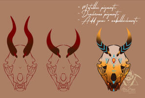 Unnamed Earth Spirit — concept art for a future costume.